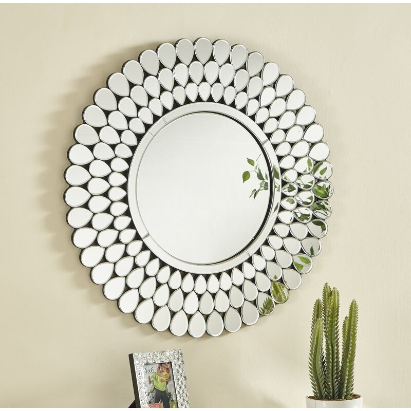 Latitude Run Wheless Contemporary Round Accent Mirror Reviews   Wheless Contemporary Round Accent Mirror 